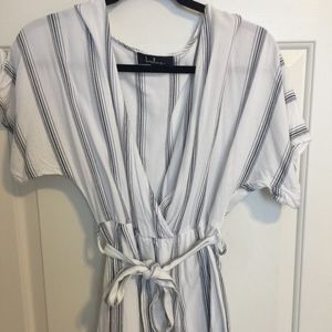 Lulu's "climb abroad" stripe romper